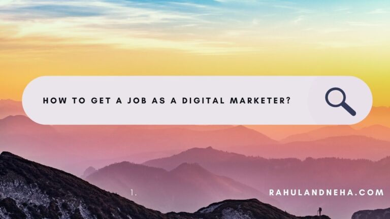 How To Get A Job As A Digital Marketer